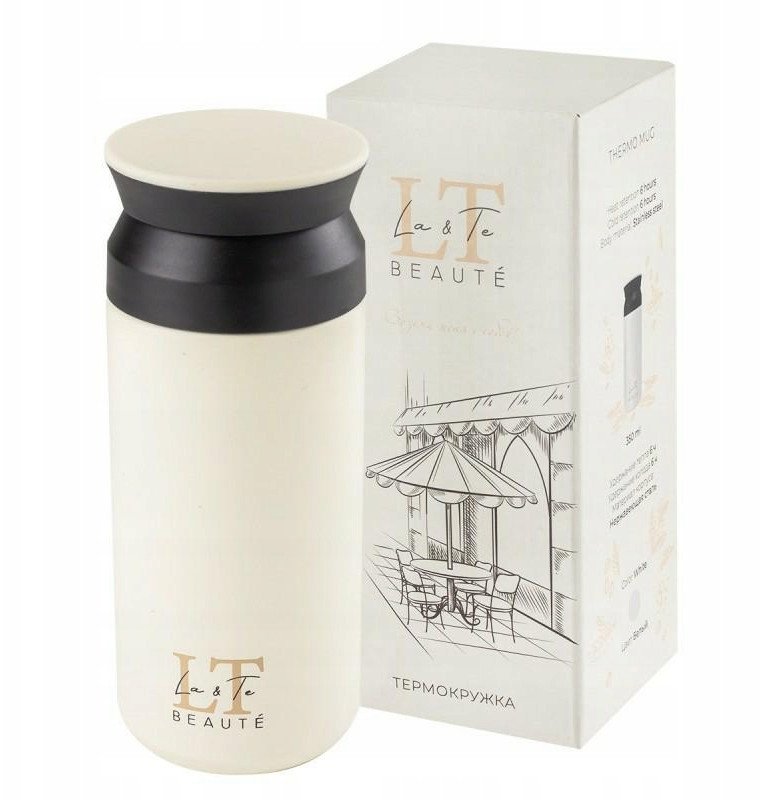 Kubek termiczny 350ml (biały) 1