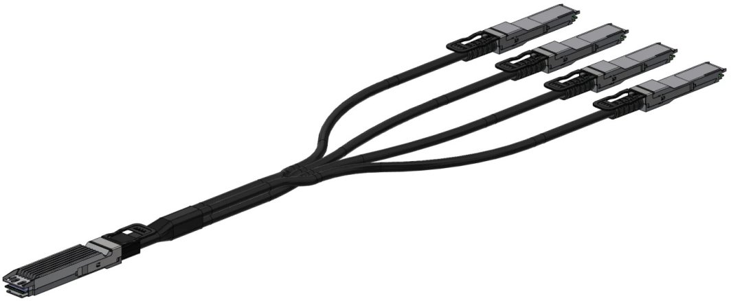 Nvidia MCP7Y40-N002, 2 m, OSFP, 4xQSFP112 1