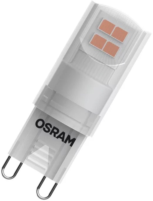 OSRAM 4058075757943 LED (RGB)-lamp Energiklasse F (A - G) G9 Specialsæt 1.9 W = 19 W Varmhvid (Ø x H) 15 mm x 15 mm 1 stk 1