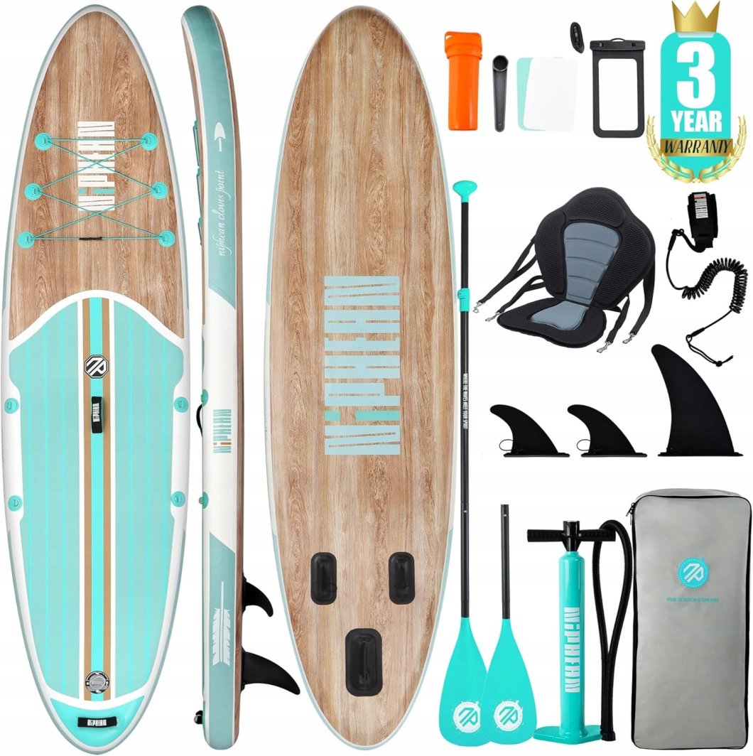 Niphean Deska SUP z akcesoriami 320cm miętowa 1