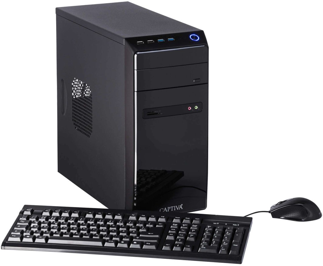 CAPTIVA Power Starter I81-132 Intel Core i3 i3-12100 8 GB DDR4-SDRAM 250 GB SSD Windows 11 Home Midi Tower PC Czarny 1