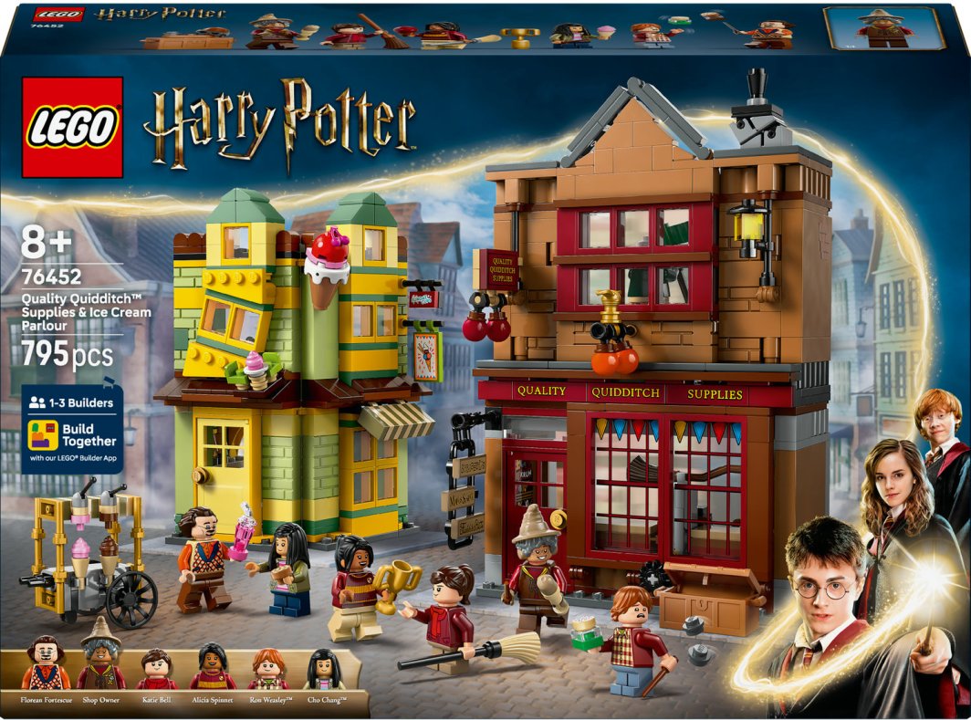 LEGO Harry Potter Markowy sprzęt do quidditcha™ i lodziarnia (76452) 1