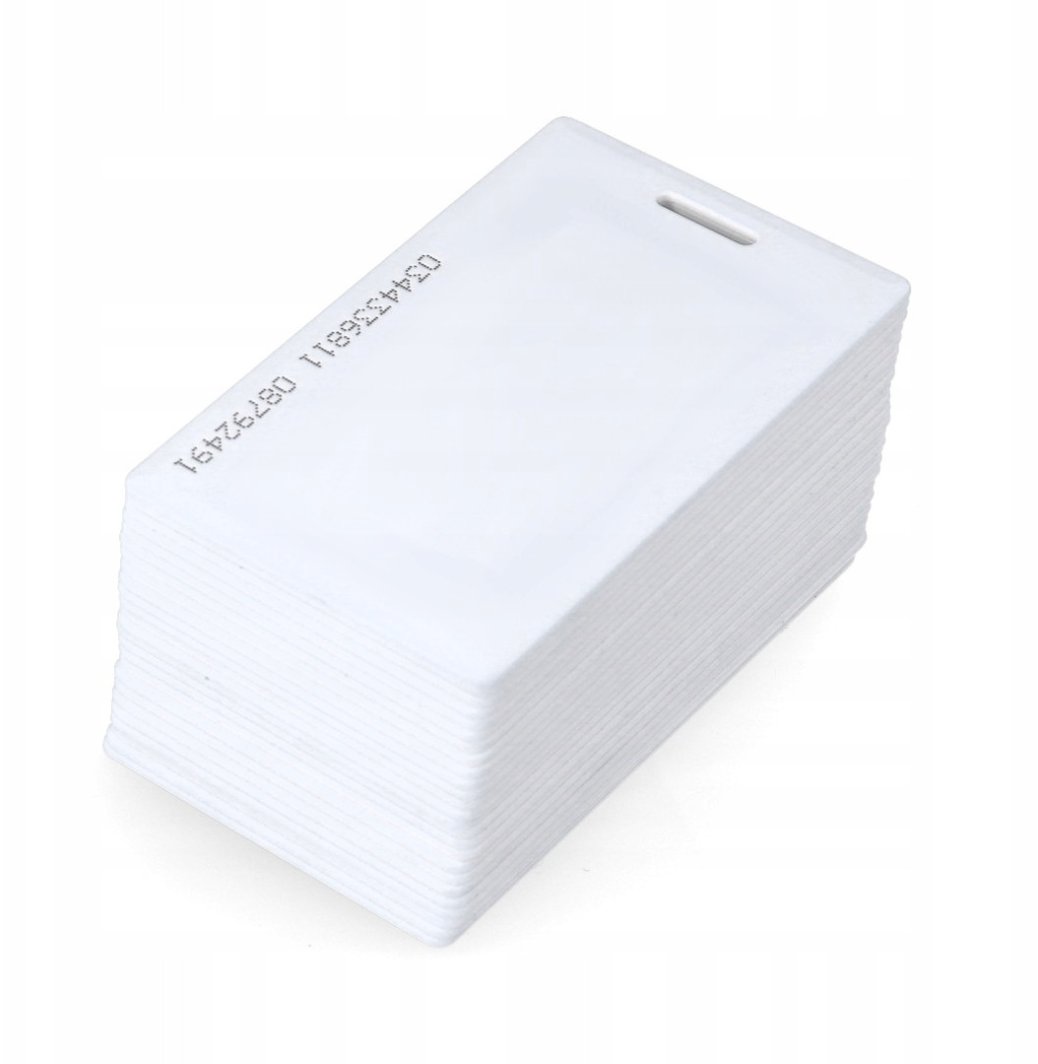System 7 Security RFID identifikavimo kortelė S102N - 125kHz - suderinama su EM4100 - 25 vnt 1