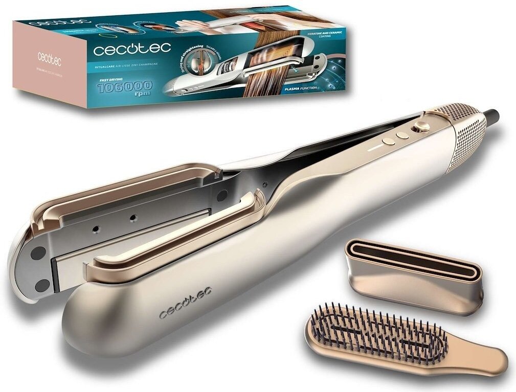 Cecotec RitualCare Air&Straight 2in1 Champagne Prostownica do włosów 1