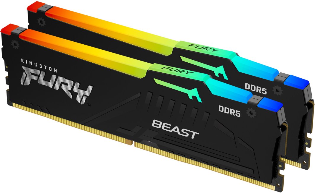 Kingston Technology FURY Beast RGB moduł pamięci 64 GB 2 x 32 GB DDR5 1