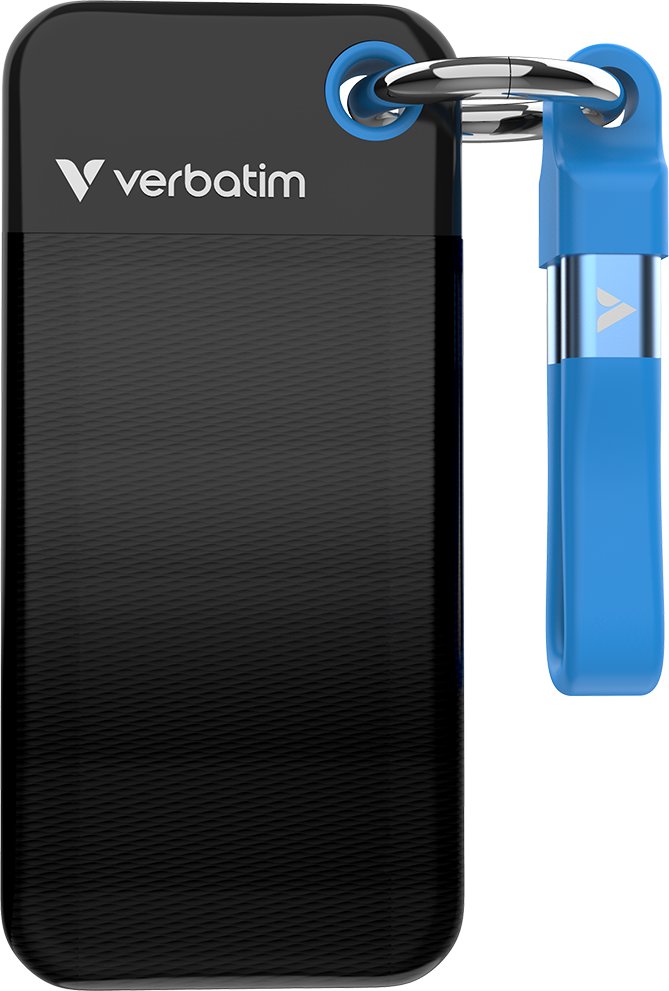 Verbatim Pocket SSD USB 3.2 2TB Black/Blue 32195 1