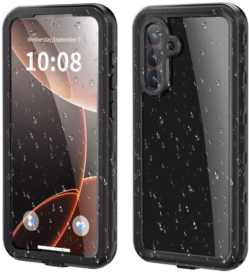 Etui wodoszczelne na telefon pancerne 360 Supero do Samsung Galaxy A56 5G, czarne 1