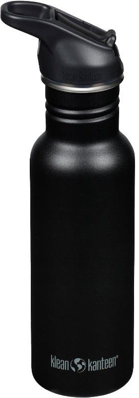 Kanteen Classic Narrow (Flip Sport), 532ml/18oz, Black 1