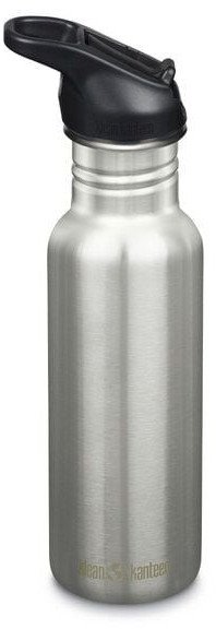 Kanteen Classic Narrow (Flip Sport), 532ml/18oz, Brushed Stainless 1