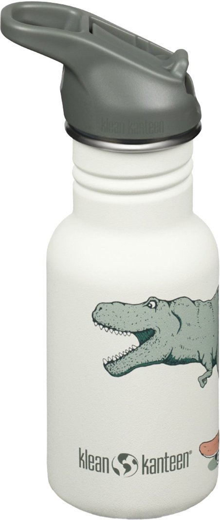 Kid Kanteen Classic Narrow (Flip Sport), 355ml/12oz, Dino Skate 1