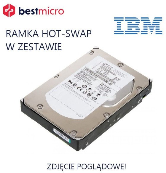 IBM DYSK HDD SAS 600GB 2.5" 6G - 00AJ127 - Refabrykowany 1