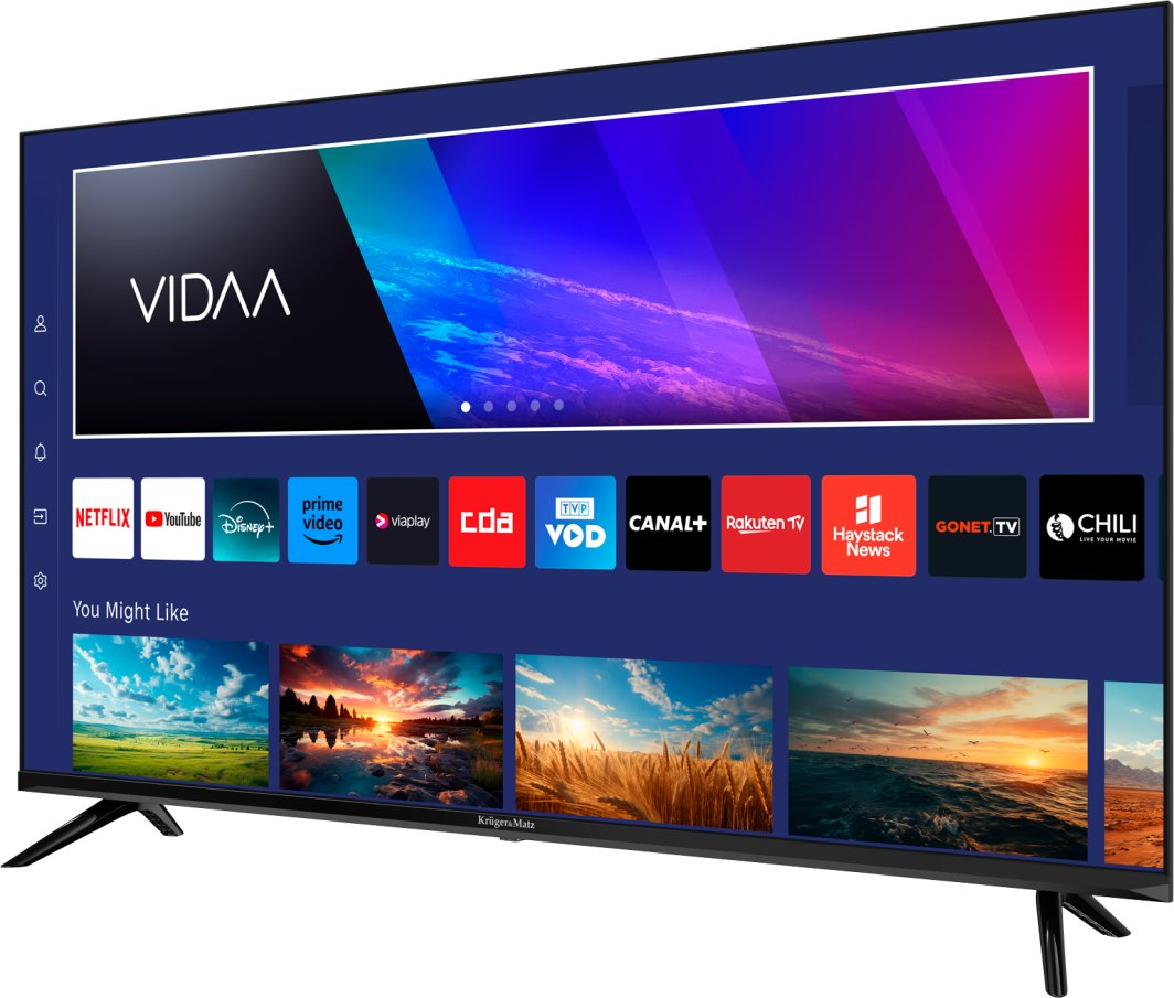 Telewizor Kruger&Matz KM0240FHD-V2 LED 40'' Full HD VIDAA 1