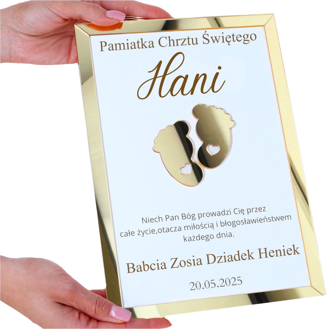 Pamiątka Chrztu Świętego Dziadkowie 1