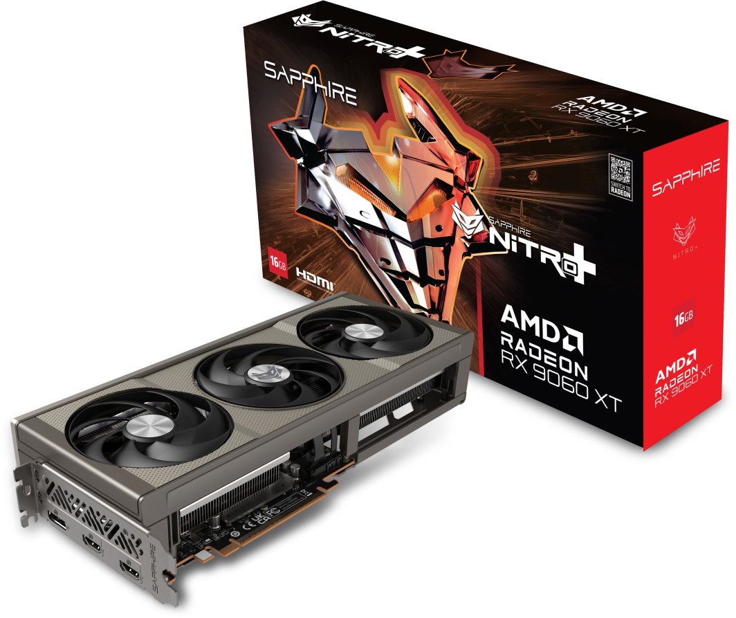 Karta graficzna Sapphire Nitro+ Radeon RX 9060 XT 16GB GDDR6 (11350-01-20G) 1
