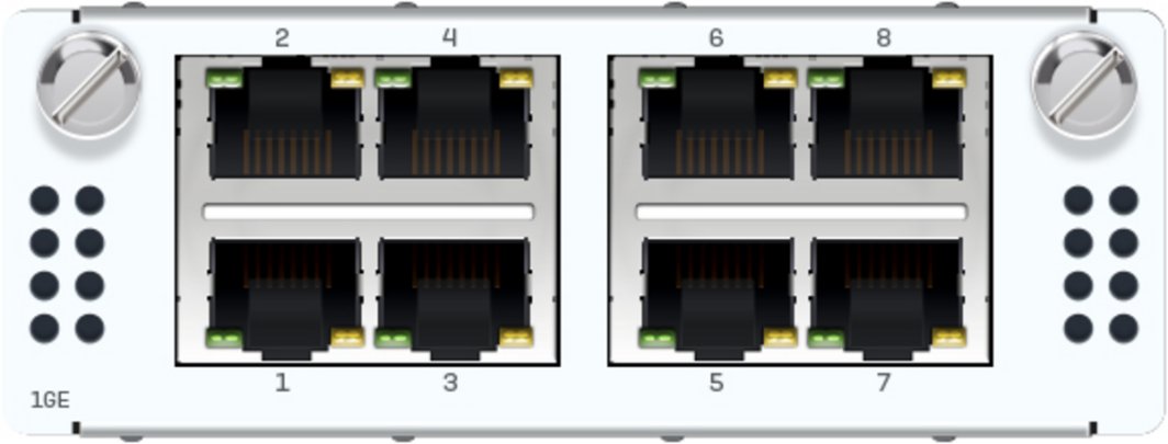 SOPHOS 8 port GbE copper Flexi Port module (for all XGS Rackmount models) 1