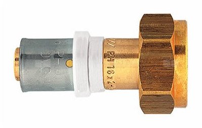 Złączka prosta z półśrubunkiem 20x2-G3/4 uszczelnienie stożkowe 1