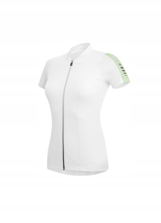 Damska koszulka rowerowa zeroRH+ Spirit WHITE - PASTEL GREEN - S 1