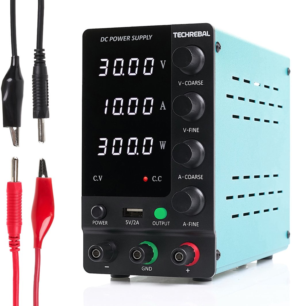 Zasilacz Laboratoryjny Serwisowy Techrebal SPS-C3010 30V 10A USB 5V 1