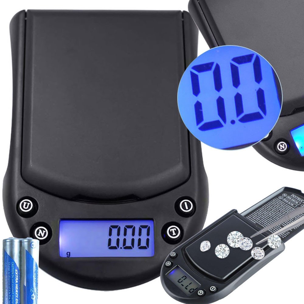 Waga kieszonkowa jubilerska 500g/0,1g precyzyjna gramowa elektroniczna 1