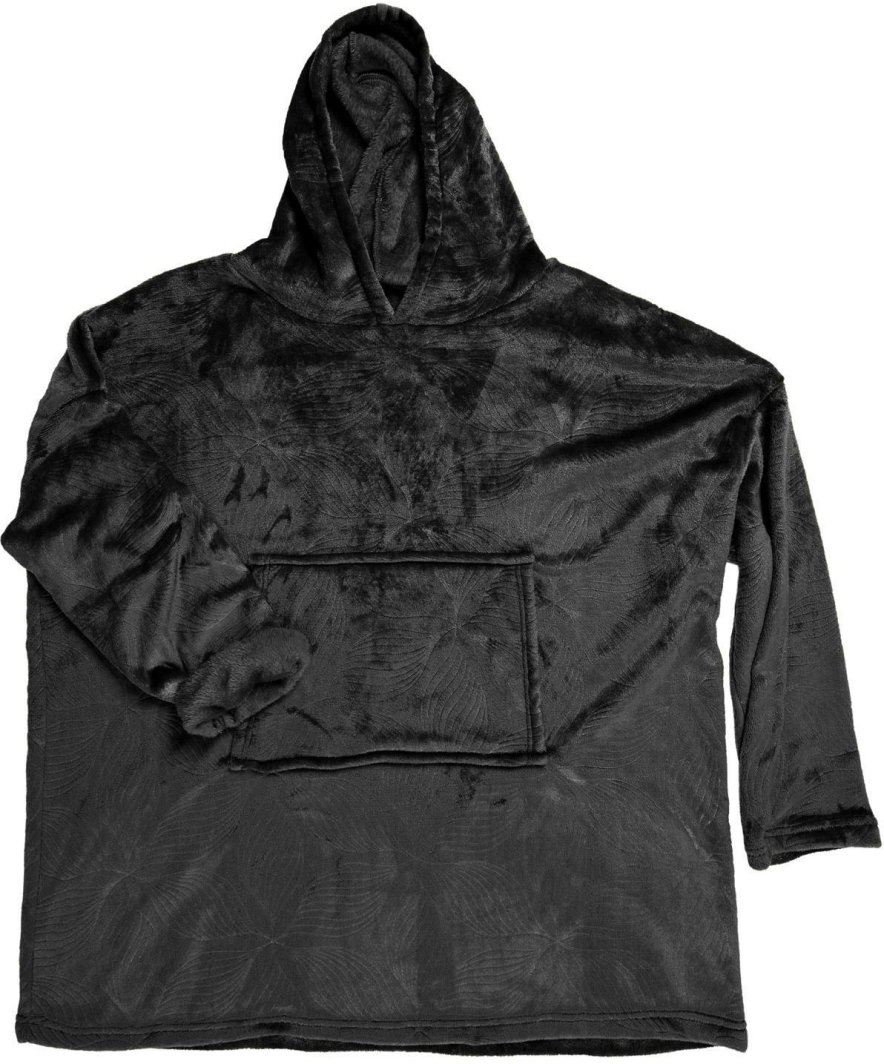 INTESI BLUZA PLUSZOWA CZARNA / SNUDDIE 1