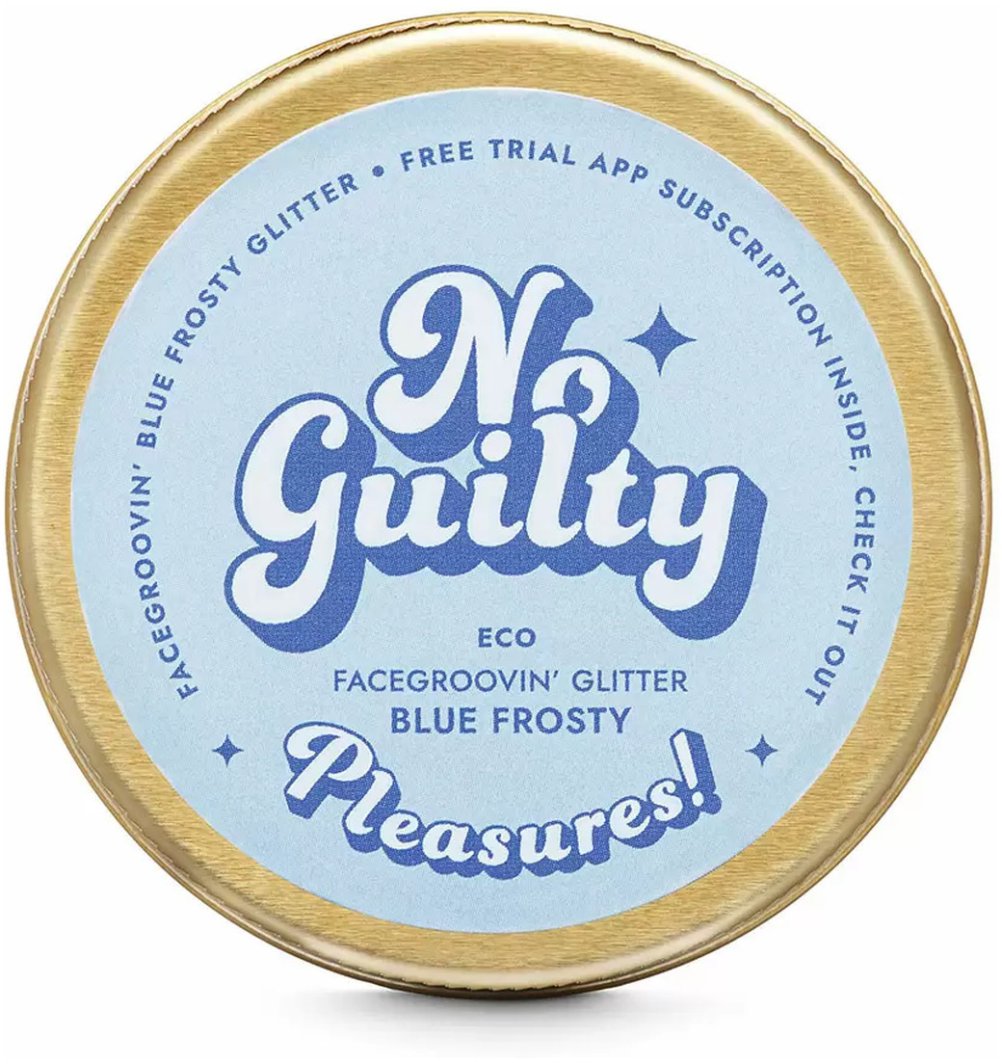 Ministerstwo Dobrego Mydła No Guilty Bio brokat do zdobienia twarzy i ciała blue frosty 10g 1