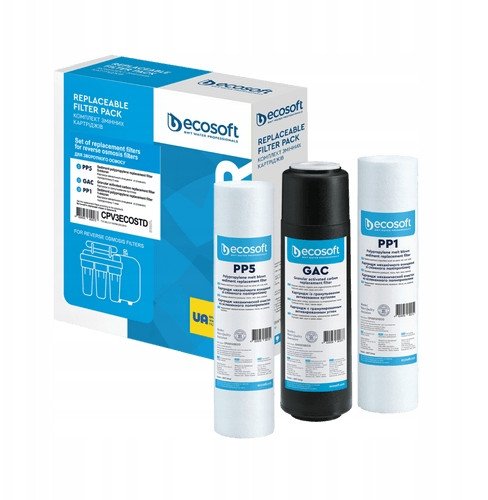 FILTERS FOR RO SYST ECOSOFT 1-2-3 STAGES 1