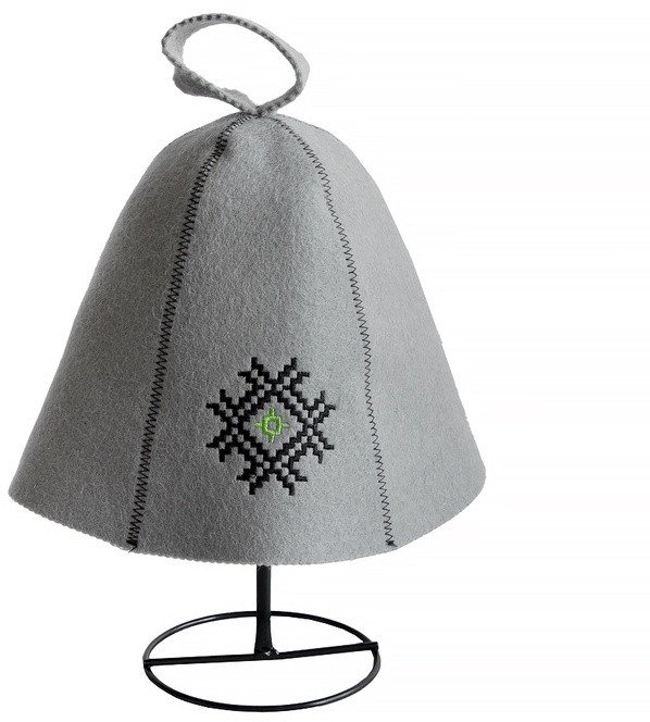 SAUNA HAT RSH-09-B GRAY 1