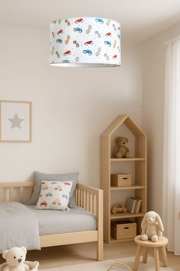 Lampa sufitowa dziecięca AUTKA do pokoju chłopca 35cm E27 1