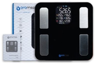 Waga łazienkowa ORO BLUETOOTH SMART BLACK OROMED 1