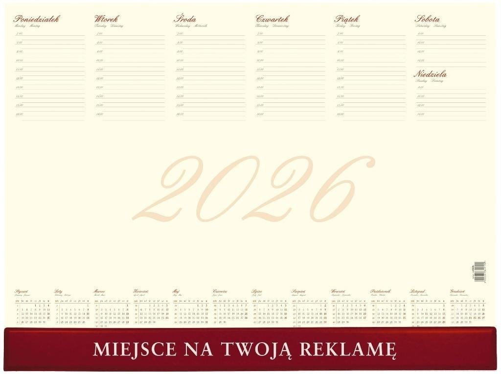 Kalendarz 2026 biuwar business 1
