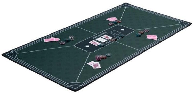 Mata do pokera zielona 118x59cm 1