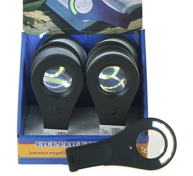 Lupa LED światło białe i fioletowe 1