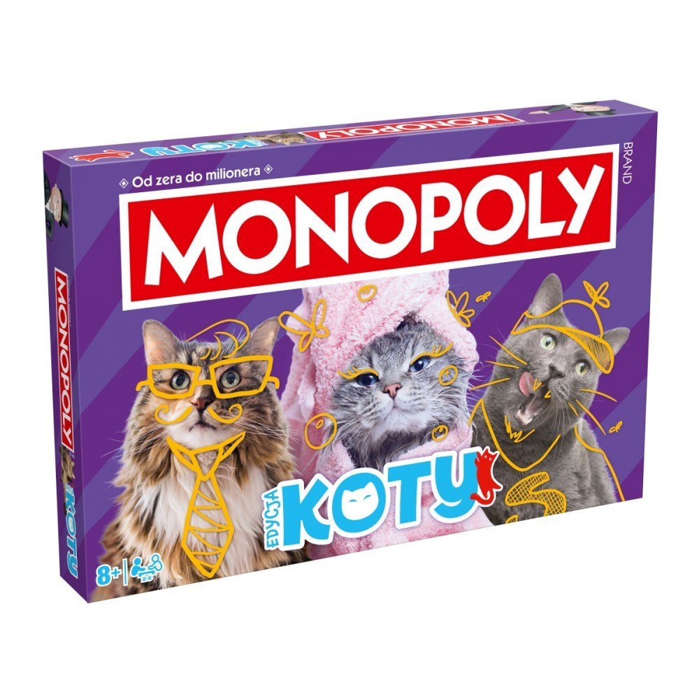 Gra Monopoly Koty 2025 Winning Moves 1