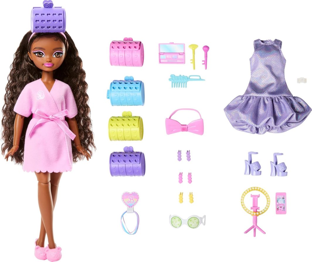 Lalka Barbie Mattel Dream Besties Brooklyn + akcesoria do stylizacji (JGG39) 1