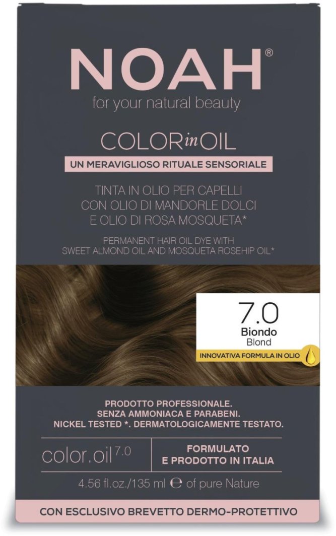 Aliejiniai plaukų dažai Noah Color In Oil 7.0, 135 ml 1