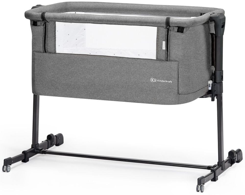 Lovytė Kinderkraft Neste Grow, dark grey 1
