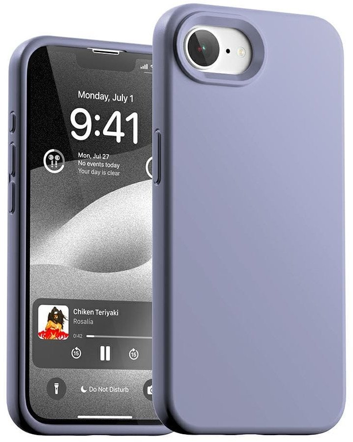 Etui Mercury Silicone do iPhone 16e      lawendowy 1