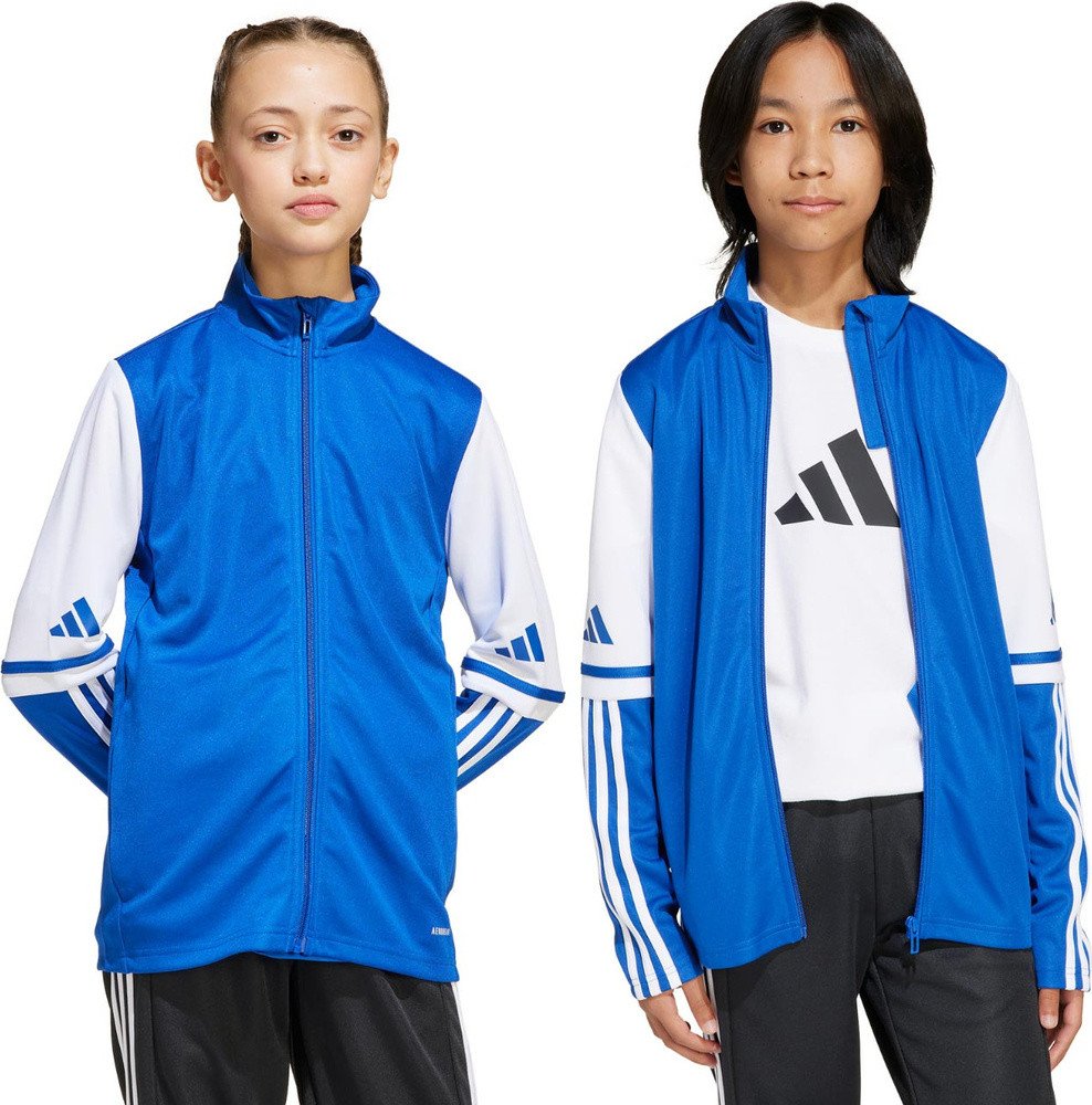 Bluza dla dzieci adidas Squadra 25 Training niebiesko-biała JD4798 116cm 1