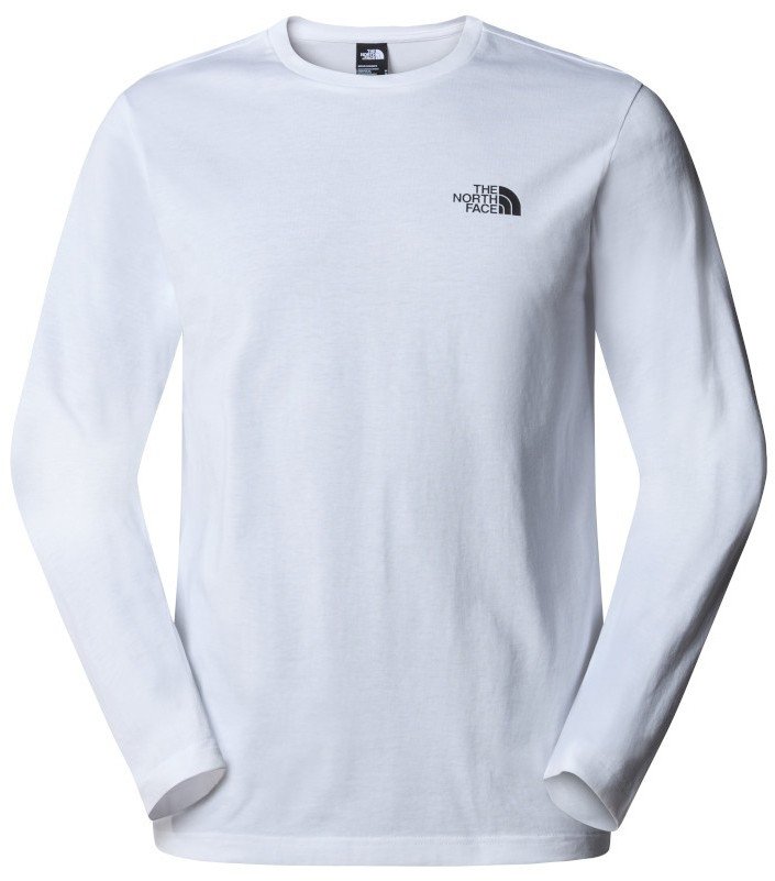 Bluza The North Face M L/S Simple Dome Tee męska : Kolor - Biały, Rozmiar - XS 1