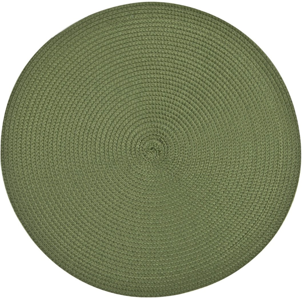 Mata dekoracyjna 38 cm Round 81363 Zielona 1