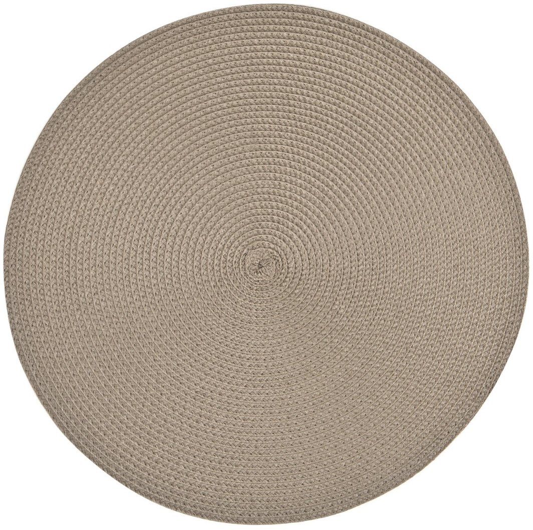 Mata dekoracyjna 38 cm Round 81363 Latte 1