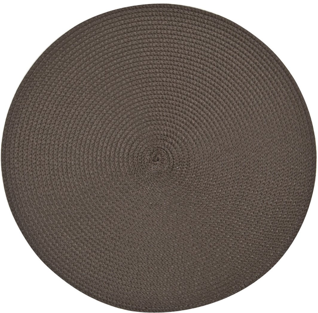 Mata dekoracyjna 38 cm Round 81363 Brązowa 1