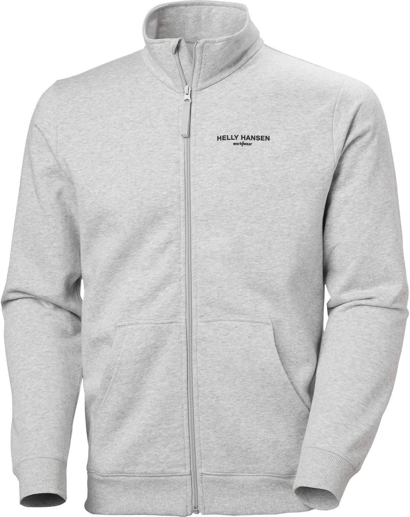 HELLY HANSEN Classic Logo Zip Sweater, grey 3XL 1