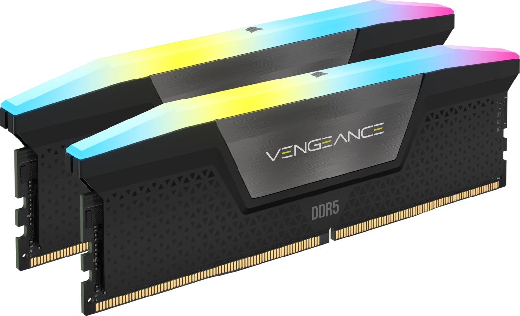 Pamięć Corsair Vengeance RGB, DDR5, 16 GB, 5200MHz, CL40 (CMH16GX5M2B5200C40) 1