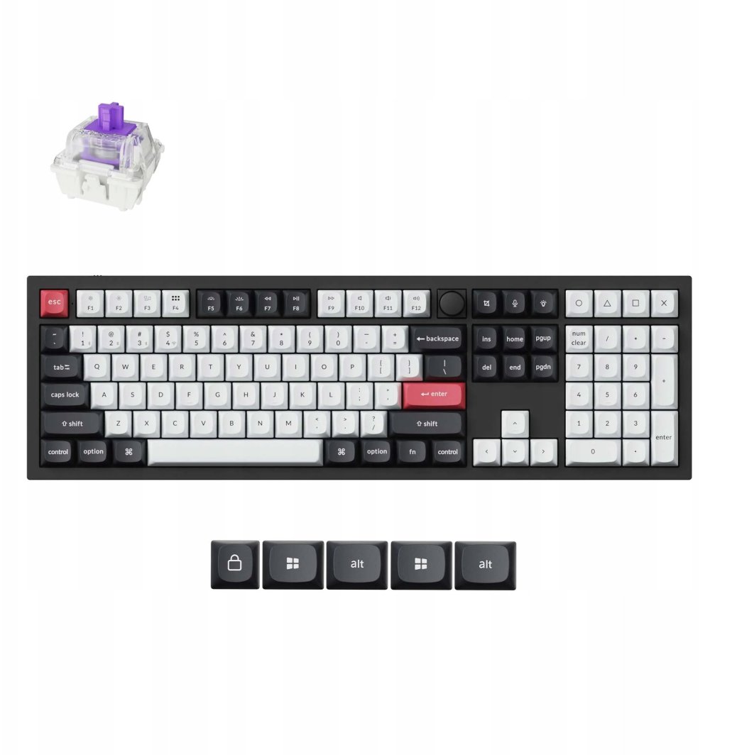 Klawiatura Keychron Q6 HE QMK Gateron Double-Rail Magnetic Nebula (Q6H-M1) 1