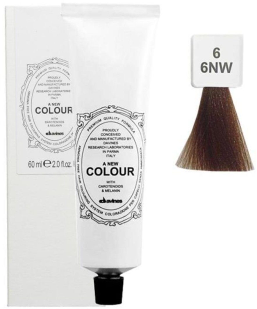 Davines, A New Colour, Permanent Hair Dye, 6 , 60 ml For Women 1