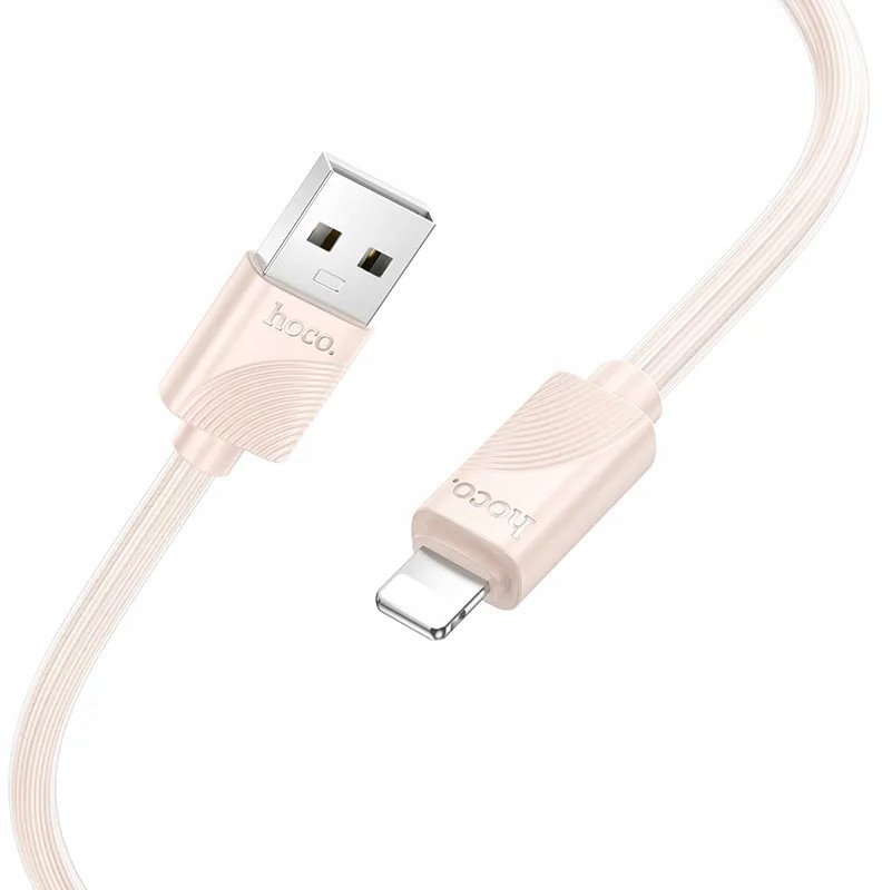 Kabel USB Hoco USB-A - Lightning 1 m Różowy