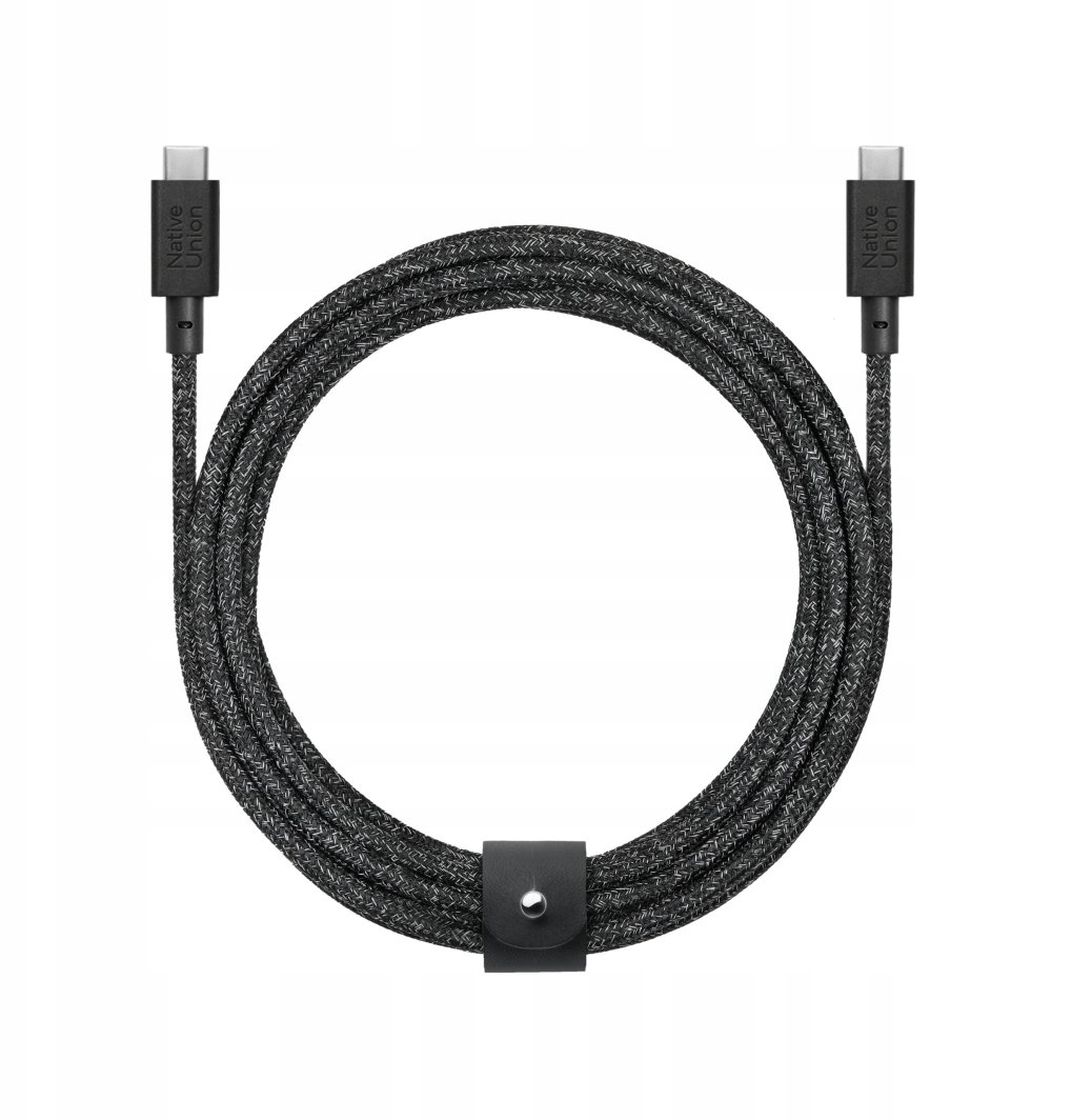 Kabel USB Native Union USB-C - USB-C 3 m Czarny (BELT-XL-C-COS-3-NP)