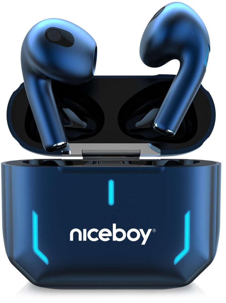 Niceboy HIVE SpacePods TWS 25 Godzin AAC IPX5 Dotykowe Mikrofon IPX5 Etui 1