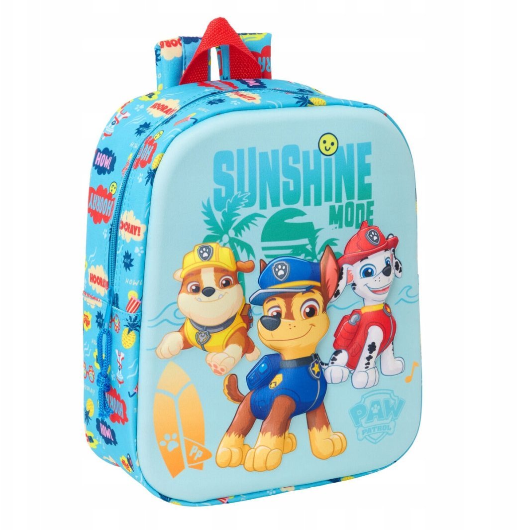 Plecak do przedszkola dla chłopca przedszkolny Psi Patrol Paw Patrol 3D 1